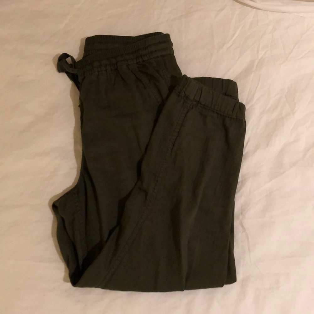J.Crew olive seaside pant